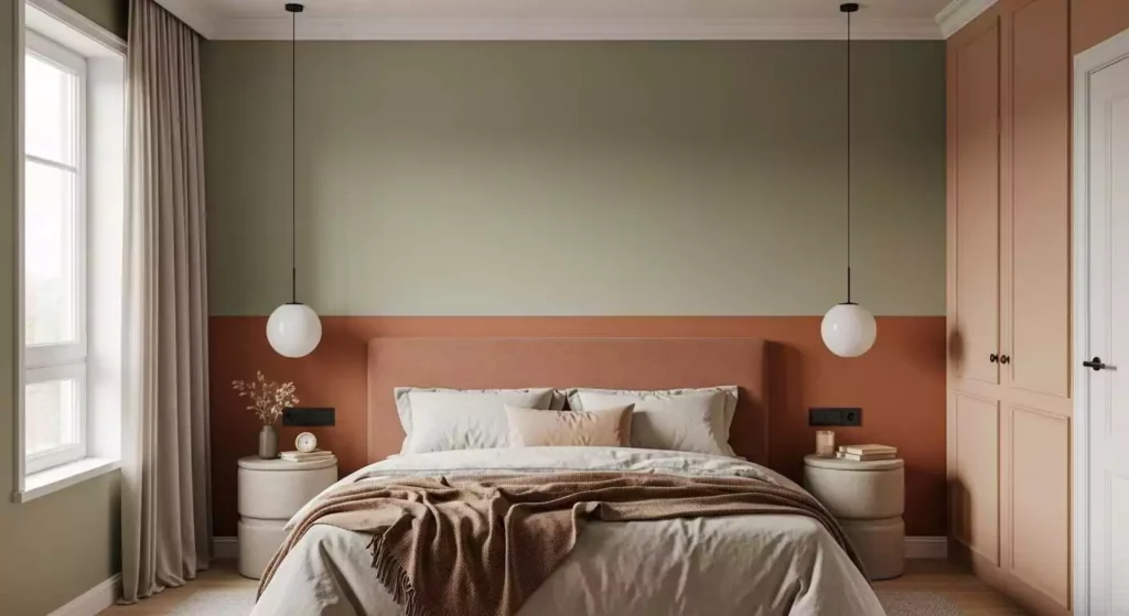 Bedroom with Earthy Tones for a Grounded Palette