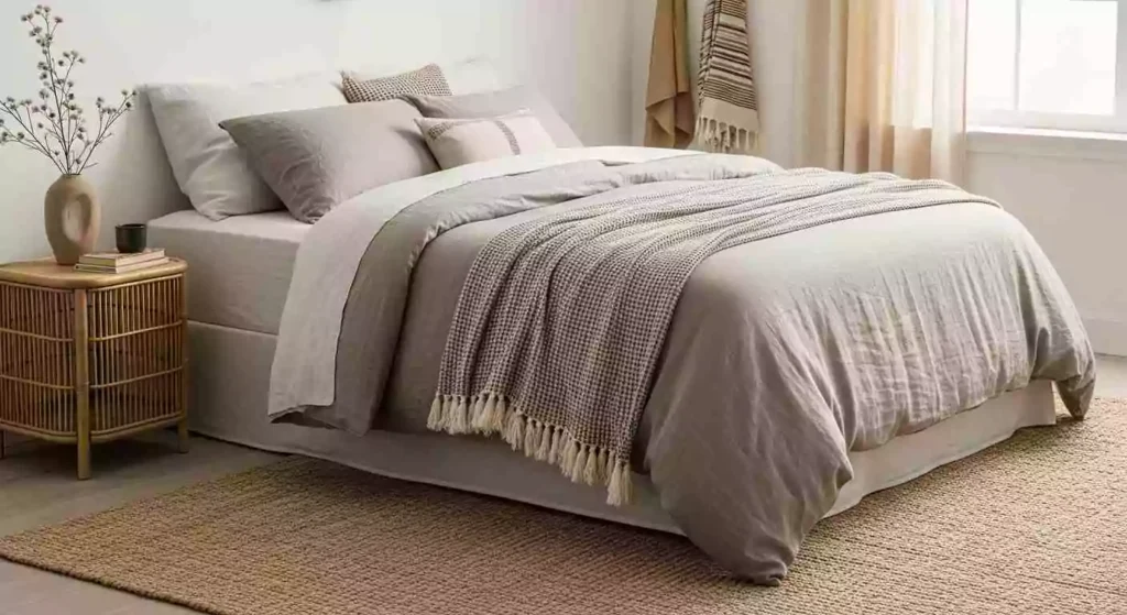 Textured Layers with Organic Fabrics