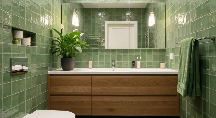 biophilic bathroom