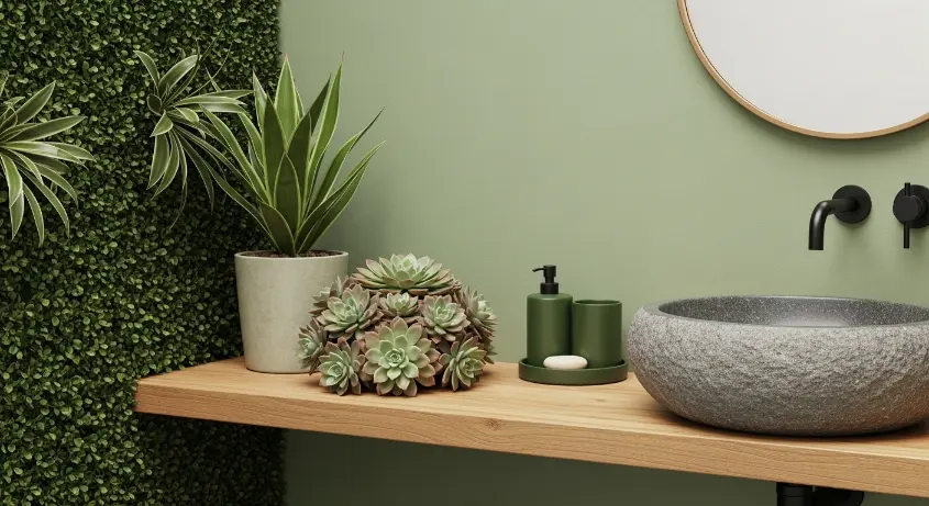 Biophilic bathroom