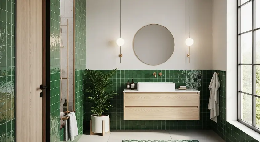 Biophilic bathroom