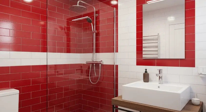 Cherry Red Tiles