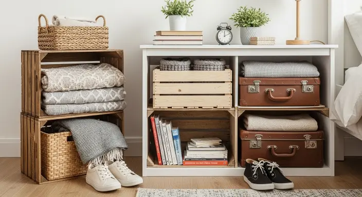 Repurposed Storage for Clutter-Free Vibes