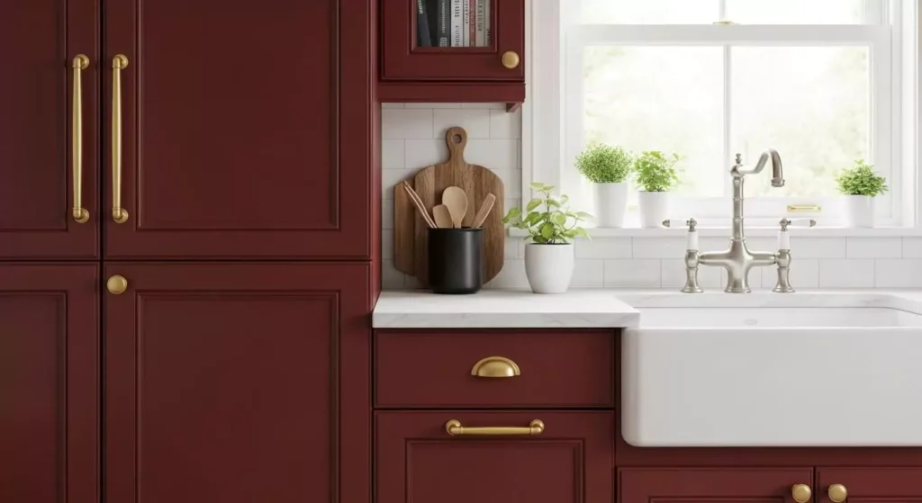 Kitchen with complementary fixtures
