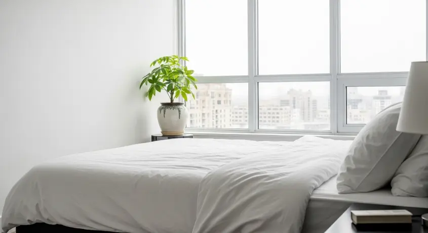 Modern Bedroom with Minimal design
