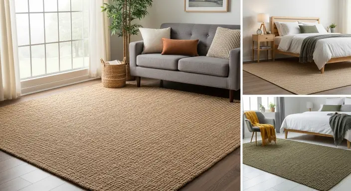 Natural Fiber Rugs for Soft Texture