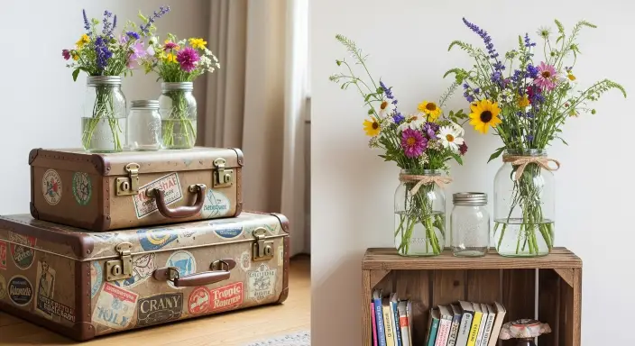 Use old items into decor