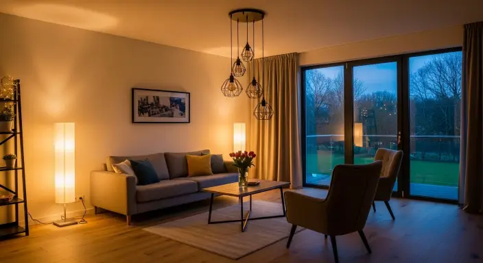 Use LED bulbs in table lamps