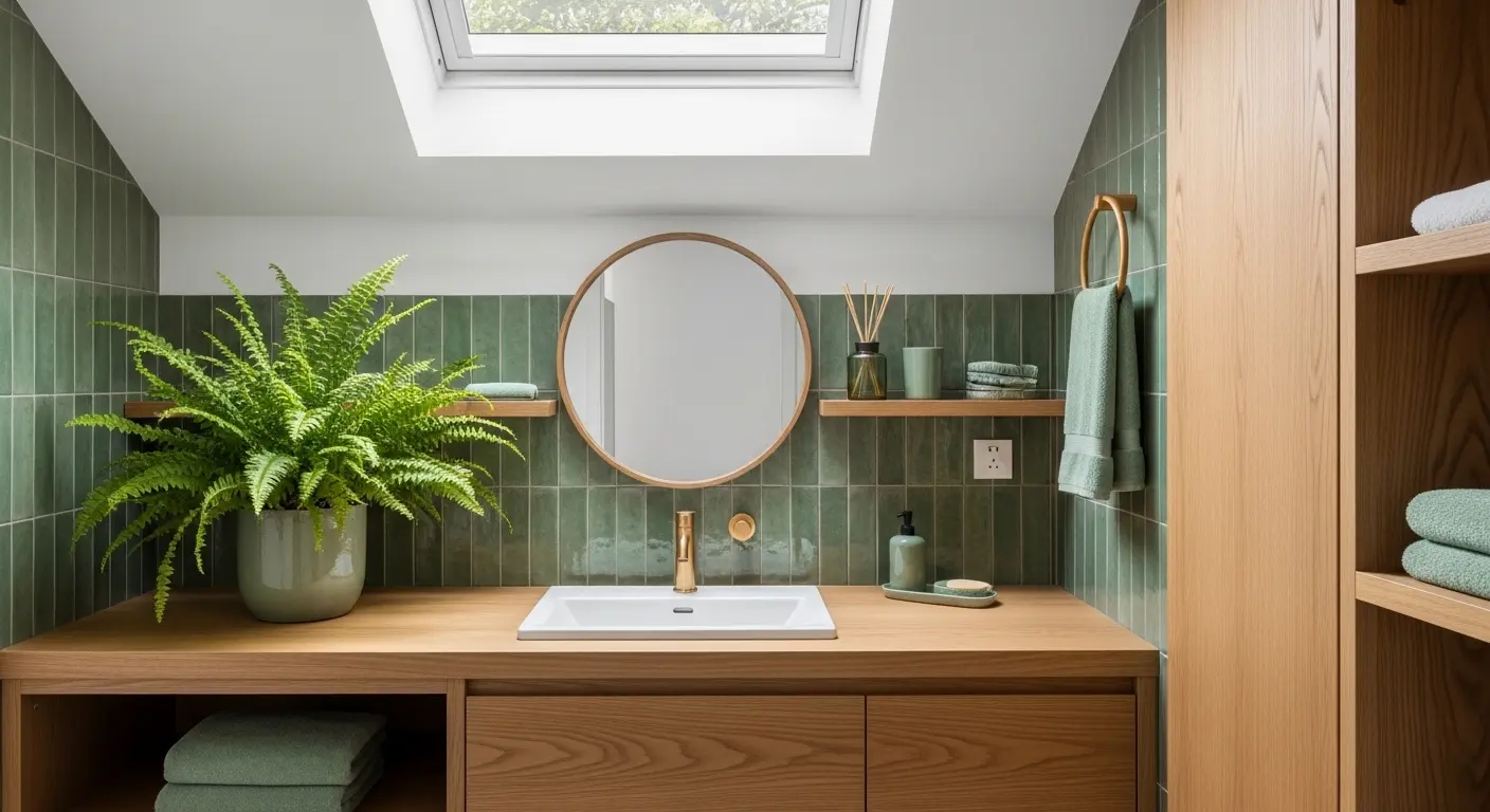 Biophilic Bathroom Design for a Natural Oasis 1 Biophilic bathroom Design