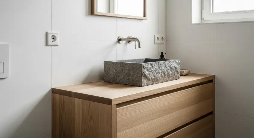 Dreaminity Minimalist bathroom